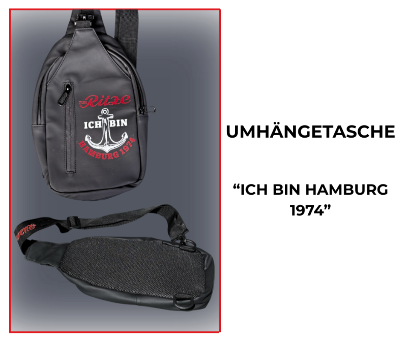 Umhängetasche - Ich bin Hamburg