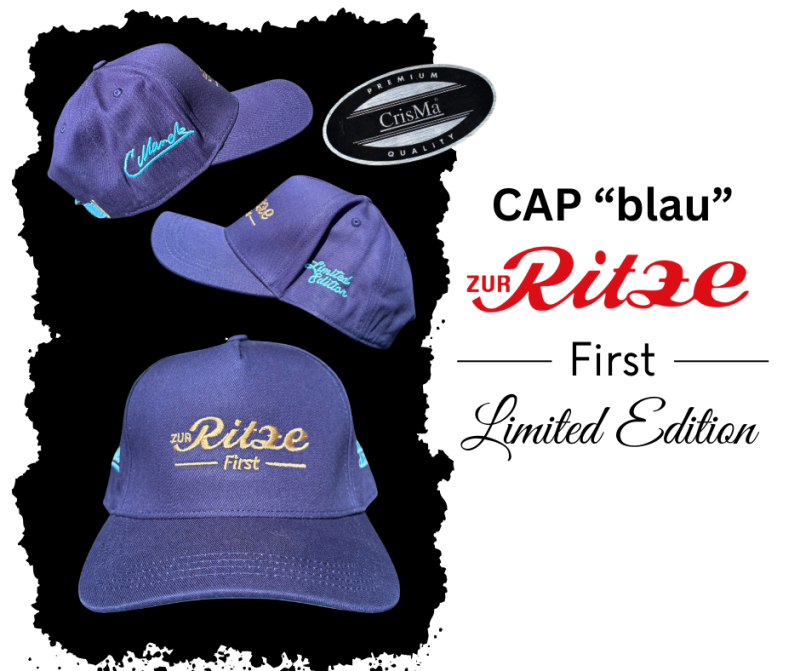 Cap Zur Ritze - First - Limited Edition - blau