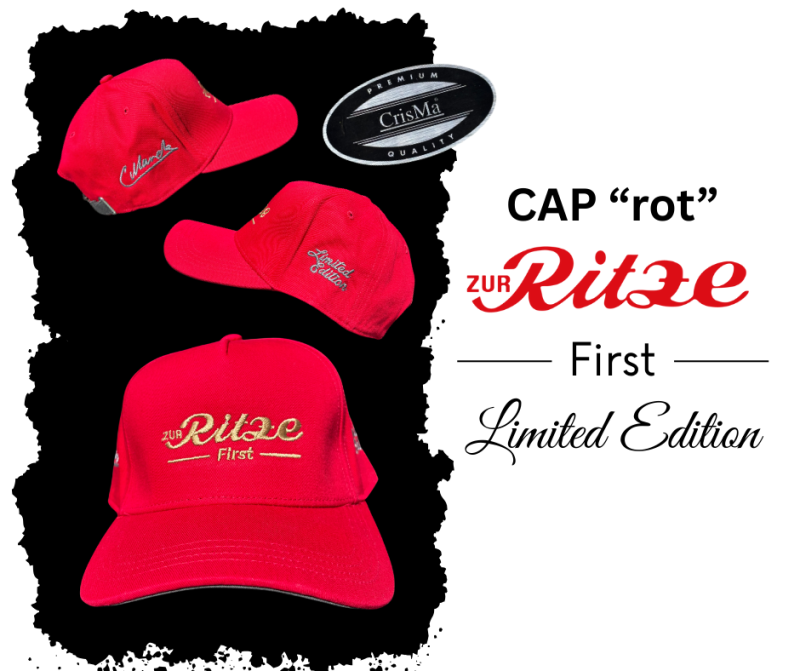 Cap Zur Ritze - First - Limited Edition - rot